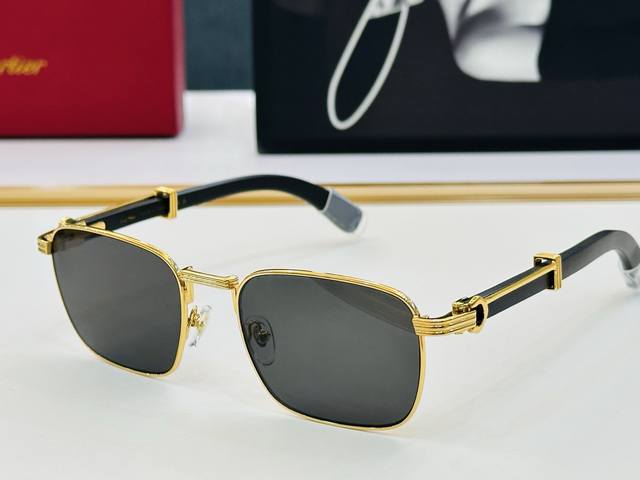 原版Cartie* 卡家 官网经典款 太阳镜 Ct0363S Size：54口21-145 电镀工艺精湛大牌品 W戴起来气质十足！