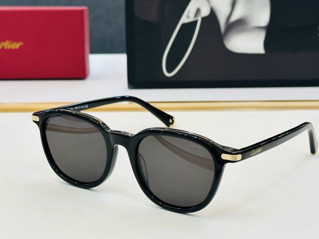 Cartier-卡家 Ct0541S Size：53口21-145 不挑脸型 简约大气 时尚休闲 Z小框型