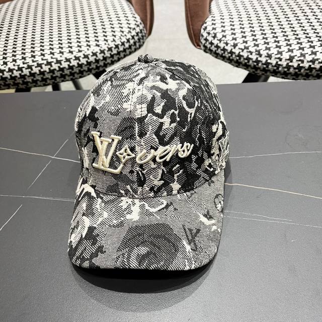 路易威登Lv棒球帽 Louisvuitton25新款重工打造高端大气，百搭款男女通用！