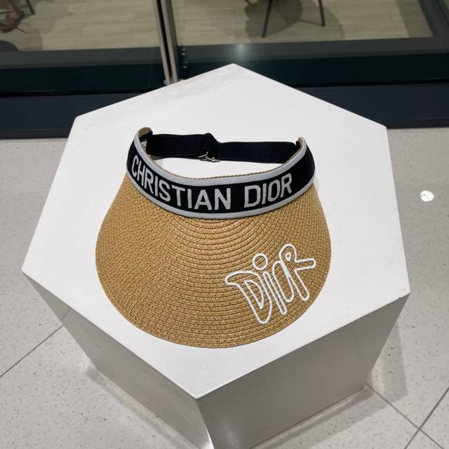 迪奥Dio*高密字母织带空顶帽 越简单越高级，时尚雅致 懂货可以闭眼入手