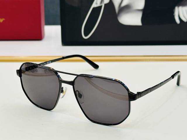 原版Cartie* 卡家 官网经典款 太阳镜 Ct0462S Size：60口16-145 电镀工艺精湛大牌品 C戴起来气质十足！