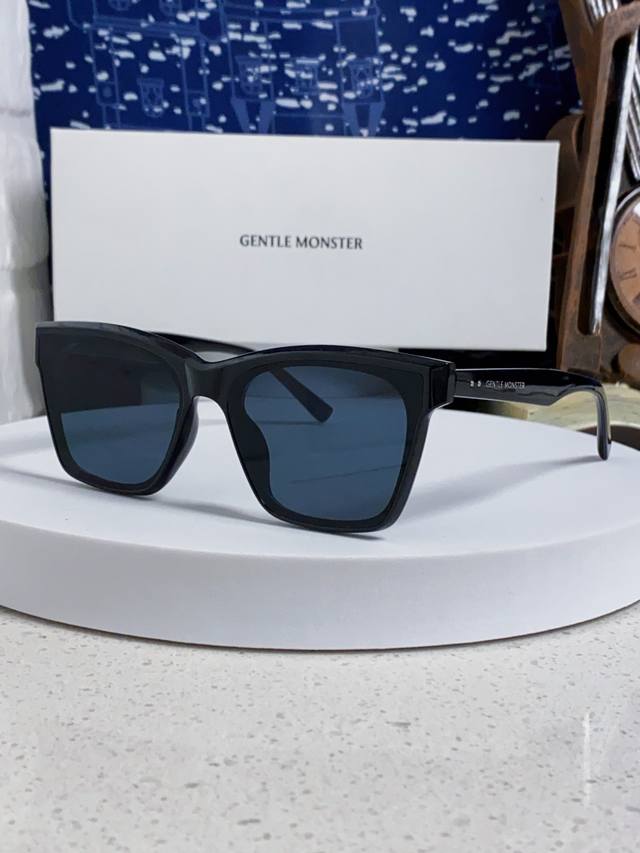 Gentle Moster Gm 新款方框太阳眼镜女圆脸 时尚遮阳墨镜男防紫外线 型号：Gegen