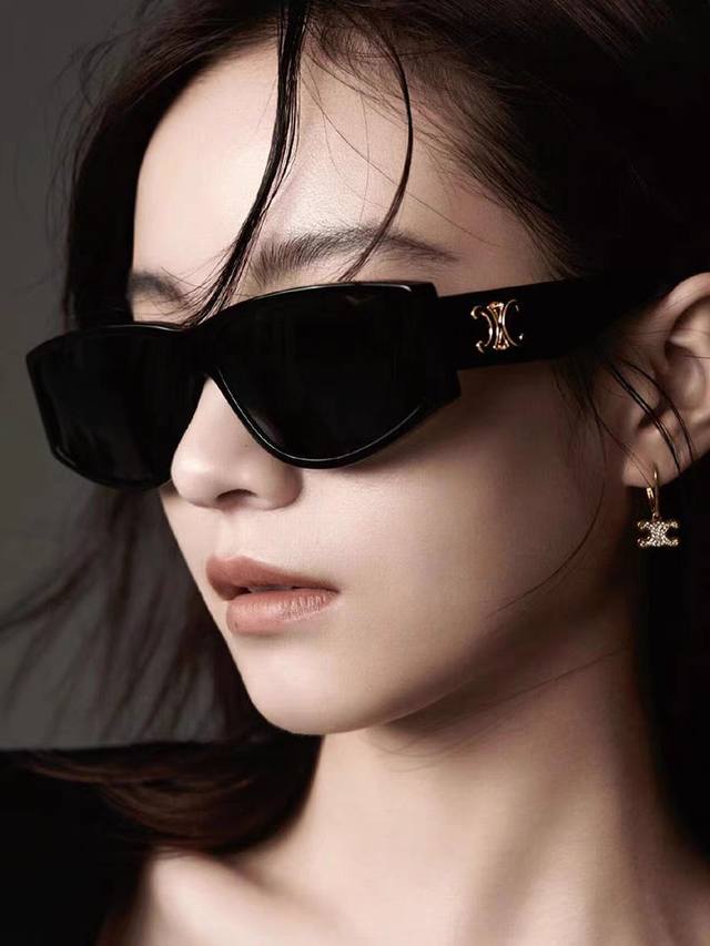 Celine赛林 2025凯旋门墨镜刘诗诗蔡文静同款大框显脸小欧美风流网红高级Ins 女士墨镜