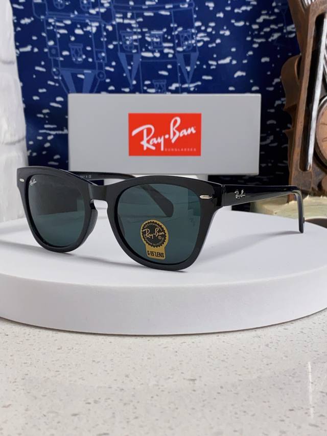 Rayban雷朋 2025新款强化玻璃墨镜男士大框太阳眼镜遮阳防紫外线防风沙骑车蛤蟆镜 Rb0707