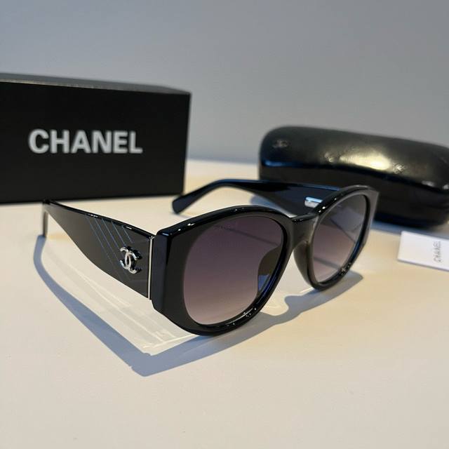 Chanel香奈儿猫眼太阳镜，开车遮阳镜，超级炸街香奶奶太阳镜
