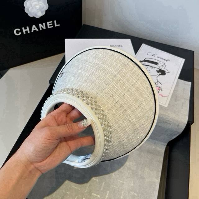 特 P Chanel香奈儿珍珠发箍，遮阳帽