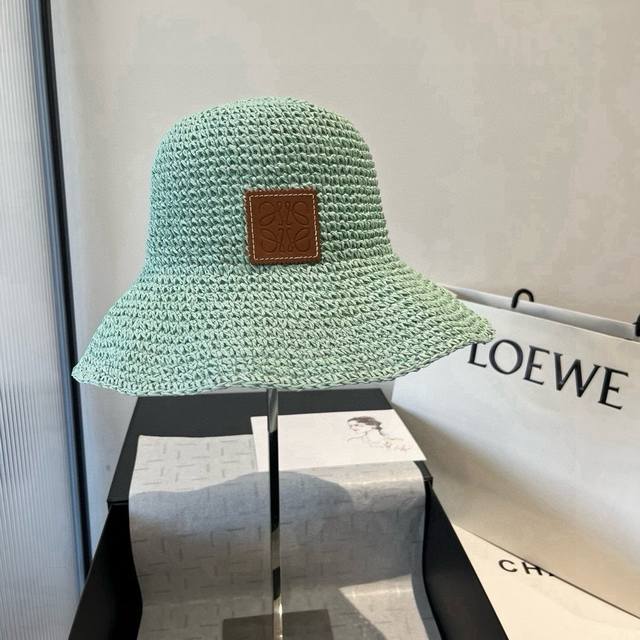 罗意威新款草编帽，遮阳沙滩帽，头围57Cm