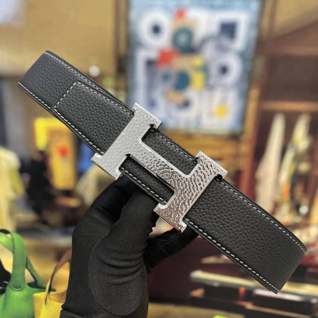 Hermes- 宽度 38Mm精品 双面 原版皮 配精品扣，精品顶级品质，精工制作，高端奢华 顶级