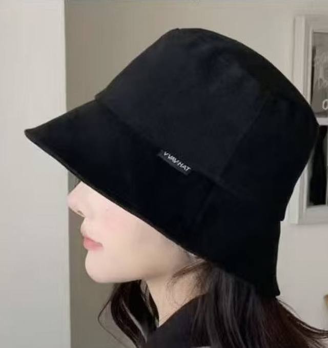 巴黎世家Balenciaga 新韩版时尚渔夫帽潮女士简约百搭防晒日系盆帽子