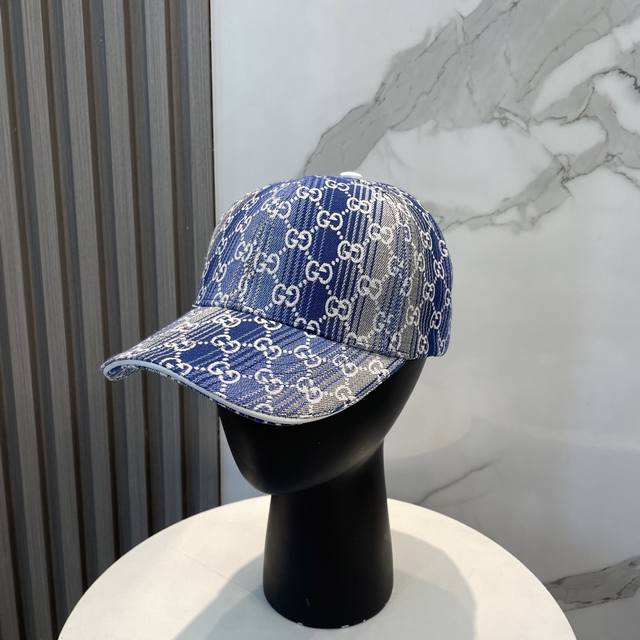 Gucci古奇 2025专柜新款提花款棒球帽很潮！休闲运动款，经典制作，超级好搭衣服！显脸小