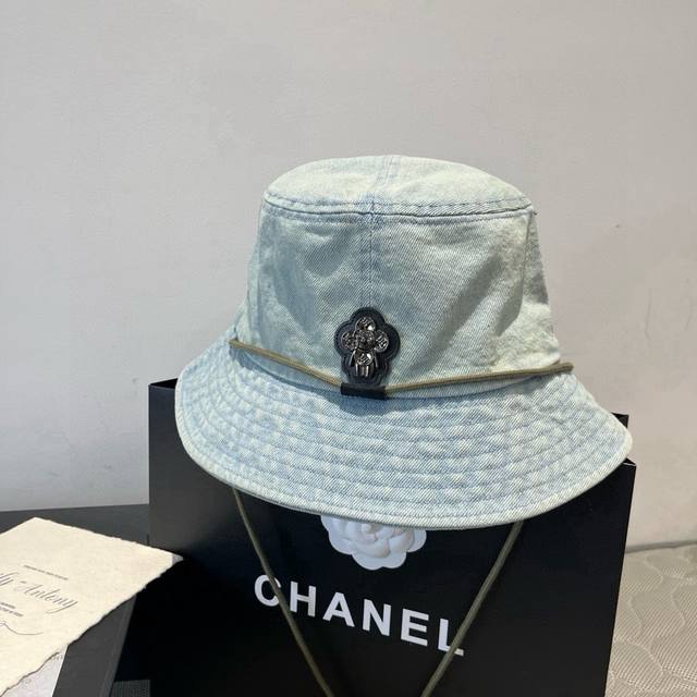 Lv路易威登牛仔渔夫帽，头围57Cm