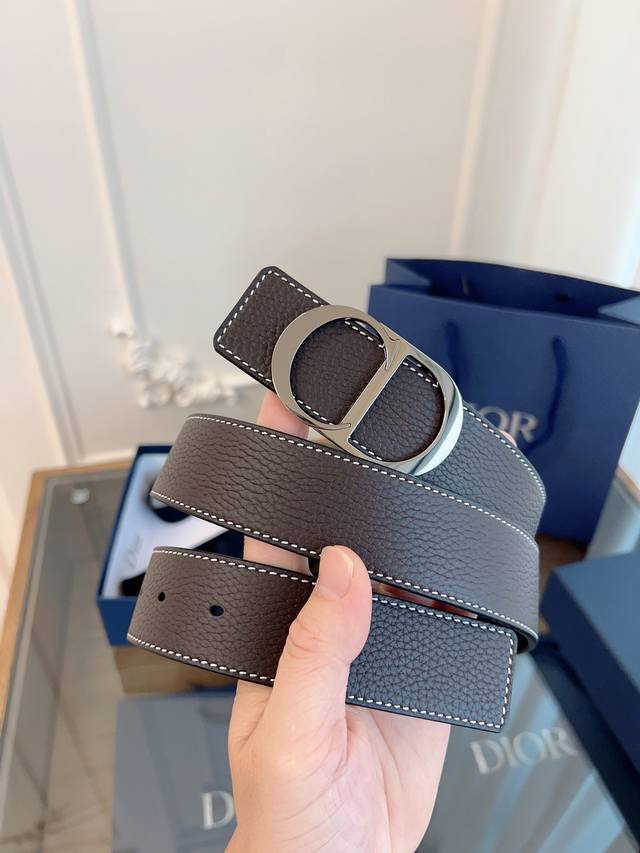 Dior 迪奥 加强版法国原厂皮料，咖色 黑色全皮 品质毋庸置疑 没有更好 只有最好 尺寸3.5厘米