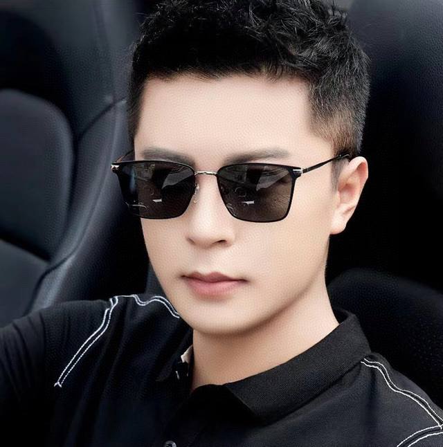 Gucci 男款炫彩飞行员偏光太阳镜 材质：高清尼龙加厚卡槽高清偏光镜片 无边框镜架颜型号：G3980