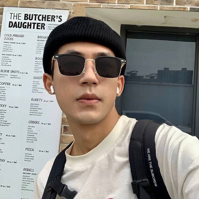 Gucci 高品质男女款墨镜 进口宝丽来偏光镜片 蛤蟆镜 开车钓鱼都可 百搭显瘦墨镜韩版男士飞行员大框司机开车防紫外线太阳镜 型号：9828