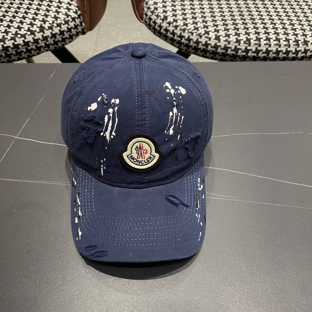 蒙口Moncler2025春款新款个性棒球帽，高品质透气性巨佳，四季佩戴款 高颜值时尚单品！ 男女同款