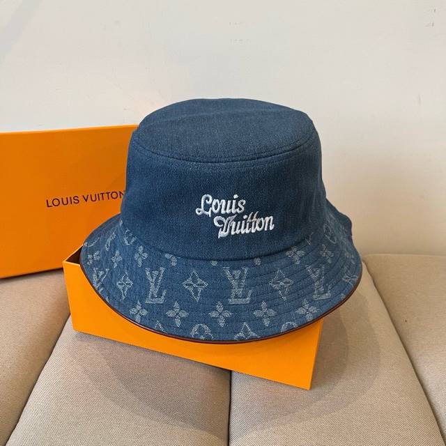 路易威登渔夫帽Louisvuitton新款Lv棒球帽，重工打造高端大气，百搭款男女通用！跑量！