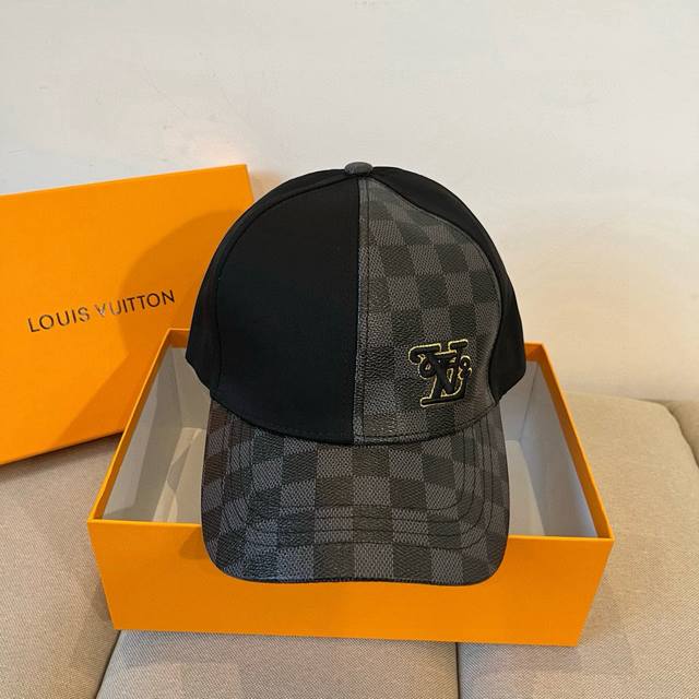 路易威登棒球帽 Louisvuitton新款Lv棒球帽，重工打造高端大气，百搭款男女通用！跑量！