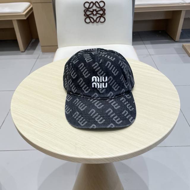 Mium缪缪 2025牛仔新款棒球帽，百搭日常款～出街必备