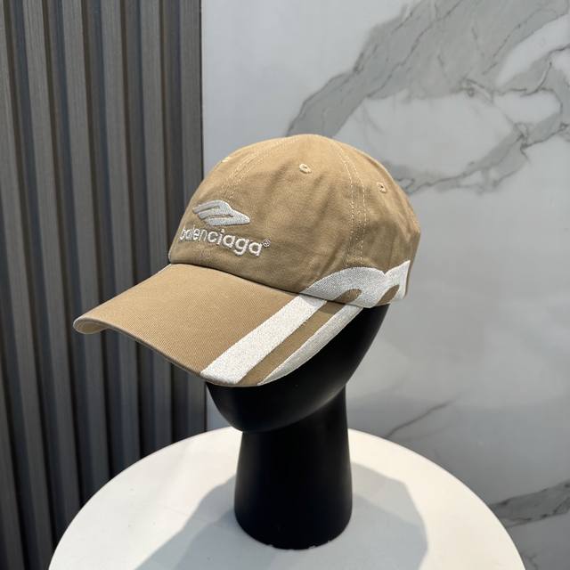 新品Balenciaga巴黎世家新款棒球帽 现货秒发简约时尚超级无敌好看的帽子！情侣款！原单货比起其他帽子的优势，