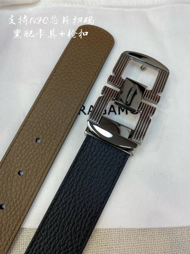 F3.5Cm高级定制款男士皮带 ，双面进口牛皮，自行选择搭配 真材实料 很有质感 时尚经典不失风范 可自行裁剪 ！