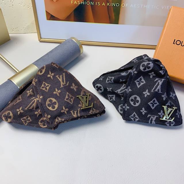 Lv路易威登 驴牌抓夹 老花三角形Logo抓夹气质百搭日常精致小单品 小仙女必入单品 宝藏款 闭眼入推荐款 单个配发箍盒