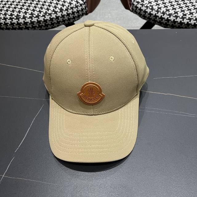 蒙口Moncler2025春款新款棒球帽，四季佩戴款高颜值时尚单品男女同款