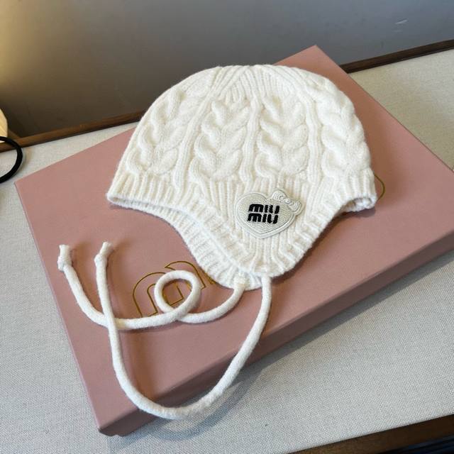 缪缪针织毛线帽、护耳帽