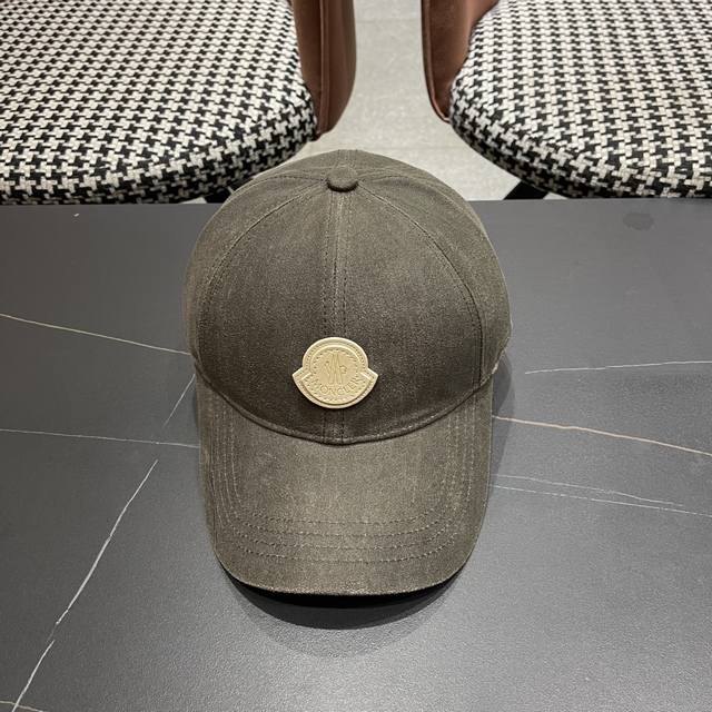 蒙口Moncler新款棒球帽，时尚炸街单品，风格很Ok，网红.时尚博主的最爱！高品质舒适透气，