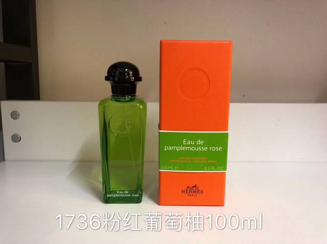 专柜品质 爱马仕古龙香水 Ml 6款香味黑色香櫞古龙，金色橙花，蓝色水仙，雪白龙胆，龙涎柑橘，粉红葡萄柚