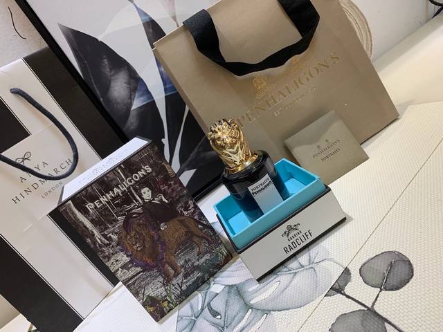 专柜品质 Penhaligon's Roaring Radcliff潘海利根 咆哮的拉德克利夫 狮子 香调：辛辣馥奇香调前调：香柠檬 龙蒿 朗姆酒中调：生姜 玫