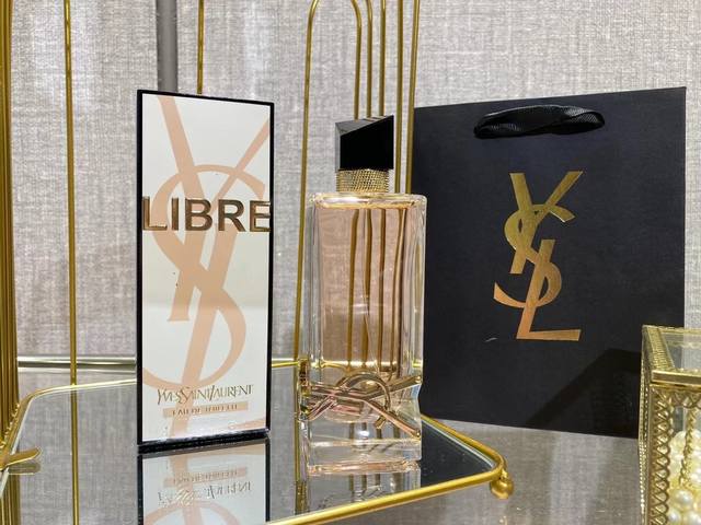 专柜品质 圣罗兰Ysl 新款自由之水淡香90Ml 香气新的升级在于双感馥奇花香调，在馥奇花香调中全新融入茉莉与白茶，使得清冽与温润，冷暖碰撞出别样的感官体验。