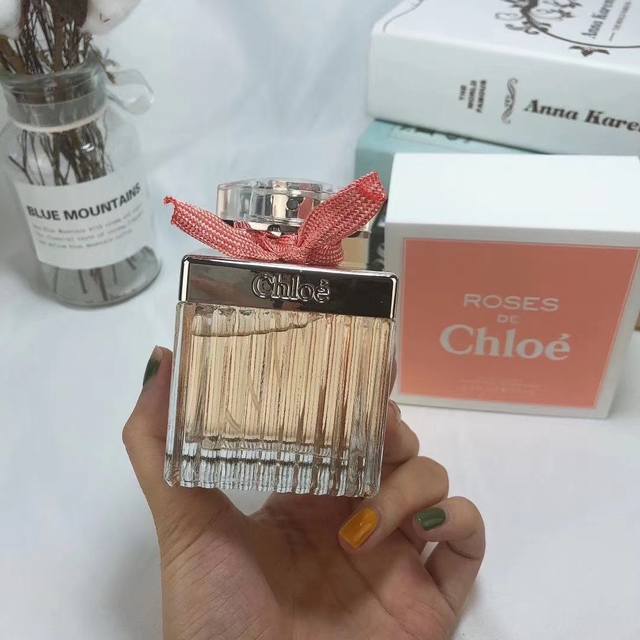 专柜品质 蔻依玫瑰粉丝带香水75Ml