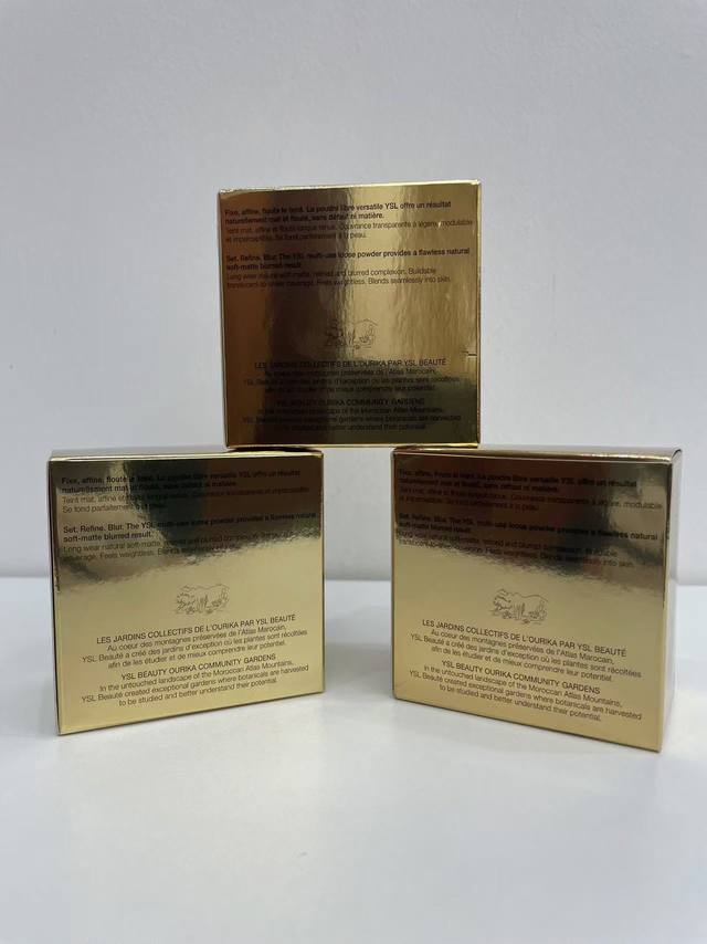 圣罗兰恒久皮革散粉10G 明通版.高质量3色：01#透明色，04#粉雾紫，05#冰川蓝。 新品正常出货 开私模：件144个.. 配中文标~ 2025圣罗兰新品-