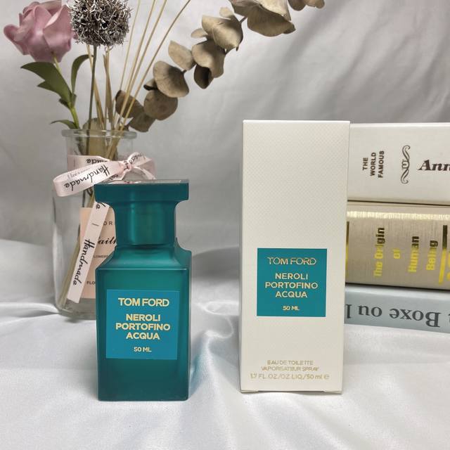 专柜品质 专柜汤姆福特Tom Ford 的Neroli Portofino Acqua橙花之水 绝漾海岸 绝迹倾慕50Ml 比橙花更活泼清淡一点柑橘调香水，范冰