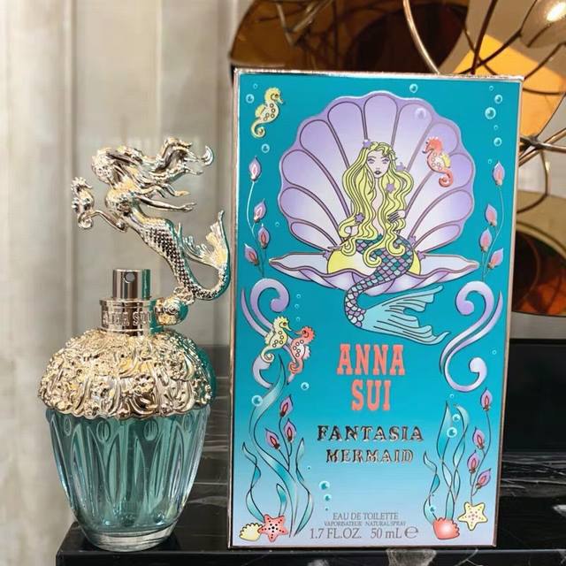 专柜品质 安娜苏香水75Ml2款品质现货2款：美人鱼香水75Ml 独角兽香水75Ml独角兽 美人鱼独角兽Anna Sui安娜苏75Ml香水！筑梦天马独角兽香水，