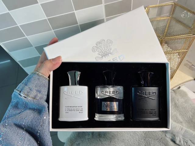 原单高品质 克雷德信仰香水三件套 3×30Ml，珍品难得！皇家贵族御用，女人性感的秘密，男人最好的化妆品，Creed信仰克雷德 奢华拿破仑之水中性香水 男女通用