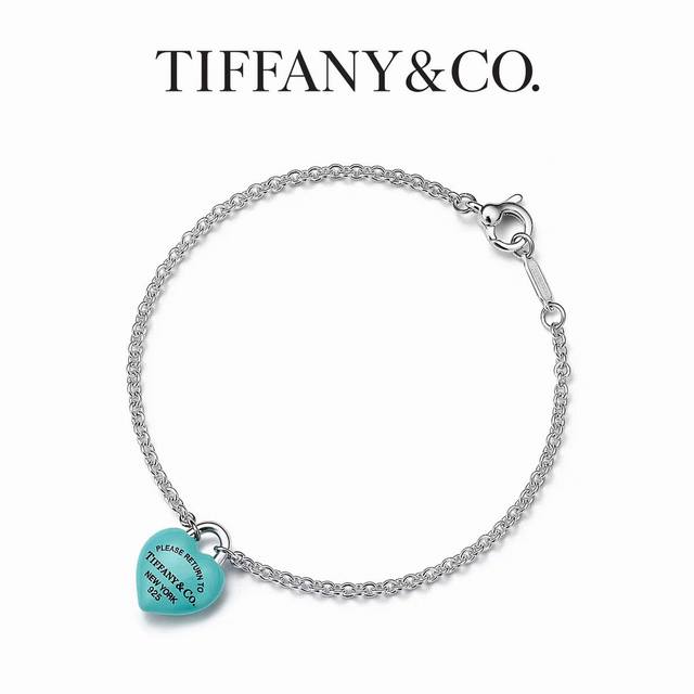 正品新款蒂芙尼手链 Tiffny&Co. 专柜精工银版本 明星同款 原版复刻 纯手工打造 正品开模潮流时尚必备 男女均可佩戴 情侣款同款 摇滚朋克银风格 潮流百