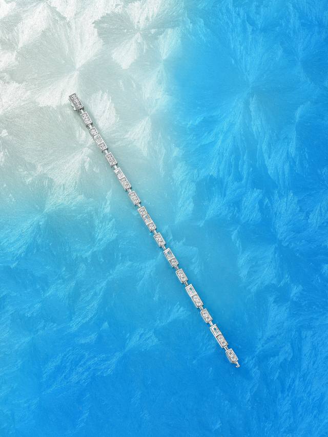 我们出品 量大咨询客Fu 彩宝系列-钻石节节手链 重工版本，非市面轻工版，通体925纯银耐磨保色度行业最新配方优金电镀！人无我有！对标高级珠宝工艺！全部是一致真