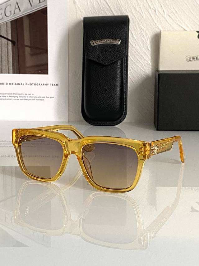 太阳镜Chrome Heart Box Officer Mist Size:56口19-145