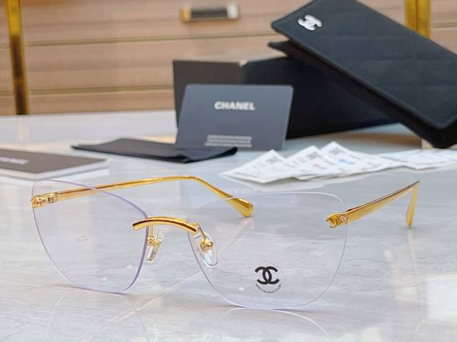 Chane* 香奈儿新款太阳镜，Model：Ch4286T，Size：59口17-140