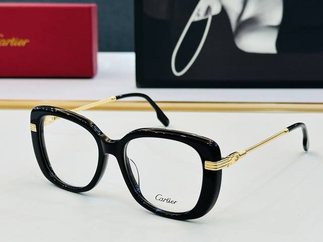 Cartier-卡家 Ct0377 Size：53口19-145 不挑脸型 简约大气 时尚休闲Z 光学镜