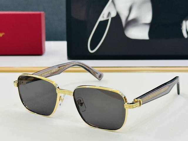 Cartie* 卡家 Ct0538S 太阳镜 Size：57口19-145 工艺精湛气质十足！Cc男女同款 高品质