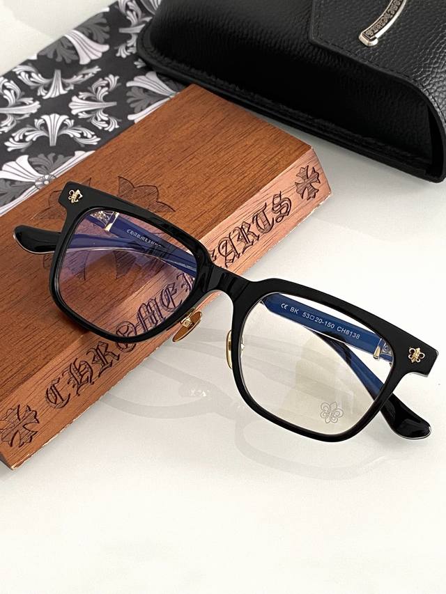 厚重工板材造Chrome Heart 高品质 活动鼻托适合亚洲人脸型设计 Ch8138 Size:53-28-150