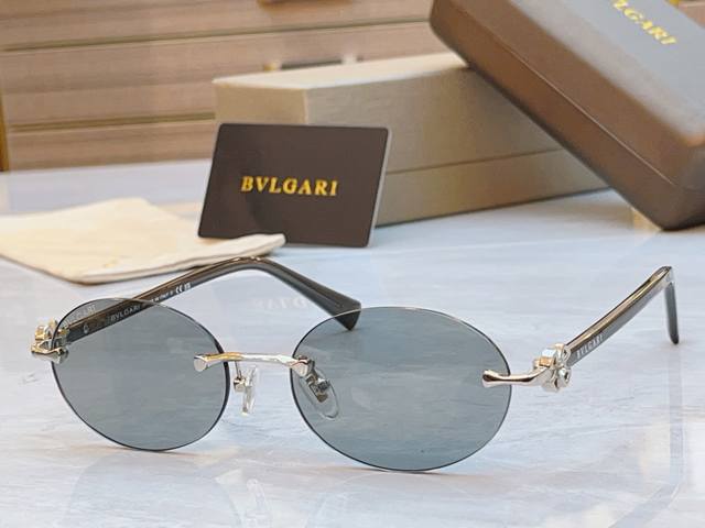 Bvlga* 宝格*丽新款太阳镜， Model：Bv6191-B-D，Size：56口18-140