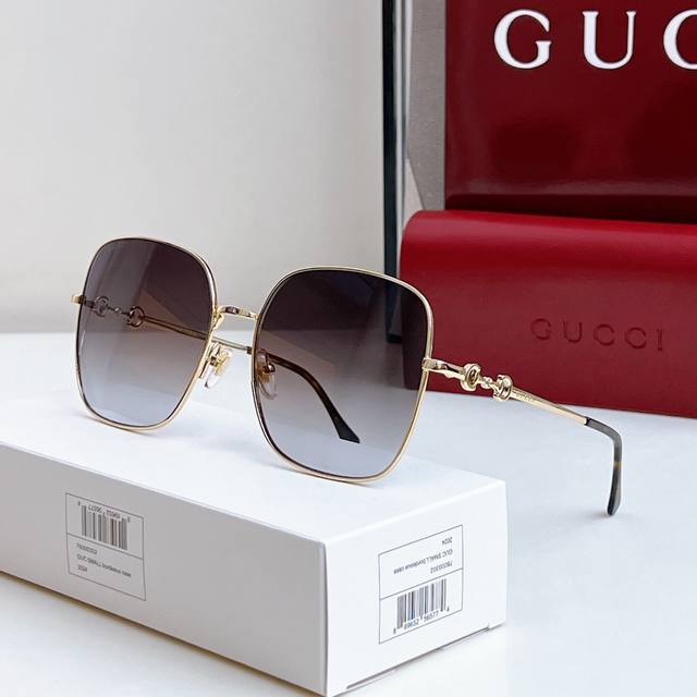 经典马衔扣墨镜 Gucc* Mod：Gg0879 Size：61口18-140