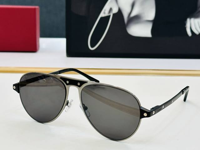 cartie* 卡家 太阳镜 Ct0533S Size：58口16-145 电镀工艺精湛气质十足！Cc男女同款太阳镜