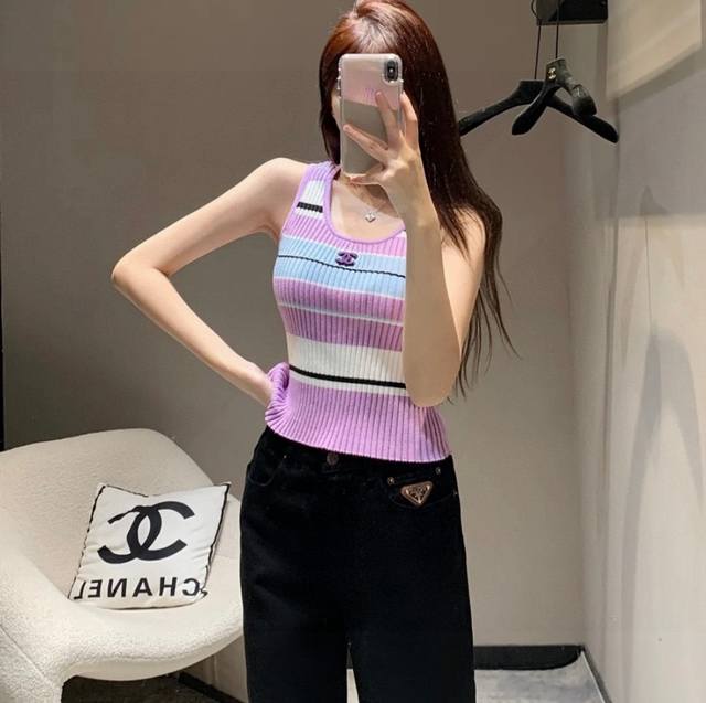 香奈儿背心，搭外套单穿超爆 均码