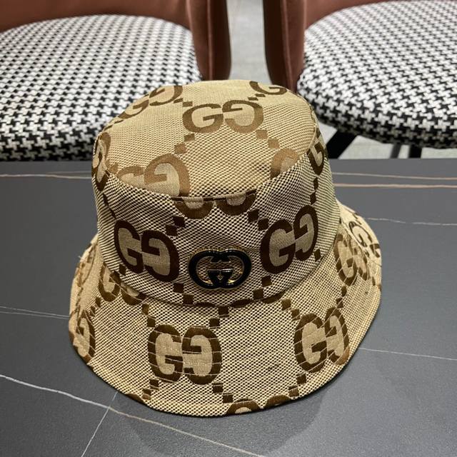 原单品质Gucci古奇渔夫帽火爆来袭 工艺非常精美 高档大气上档次！方便携带！跑量！