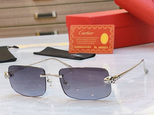 Cartie* 卡地*亚新款太阳镜，Mod:Ct0495O，Size:57口18-140
