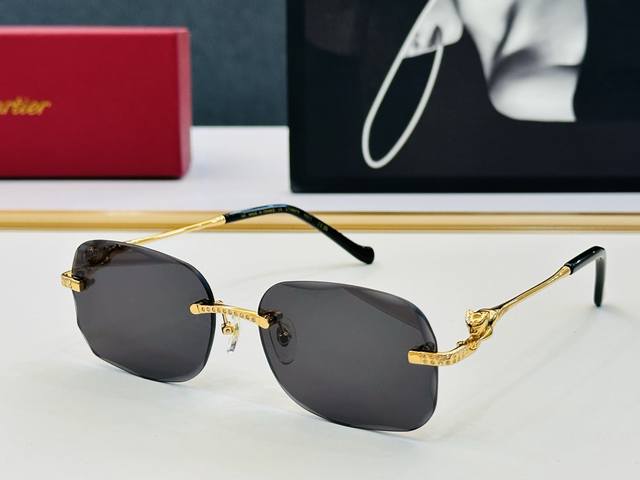 原版Cartie* 卡家 官网经典款 太阳镜 Ct0687S Size：57口17-145 电镀工艺精湛大牌品 X戴起来气质十足！